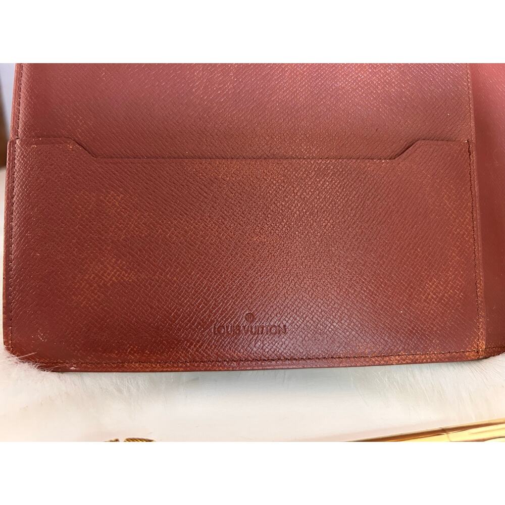 Authentic 70s Vintage Louis Vuitton Monogram A5 Desk Agenda Cover (predate code) - Picture 12 of 15